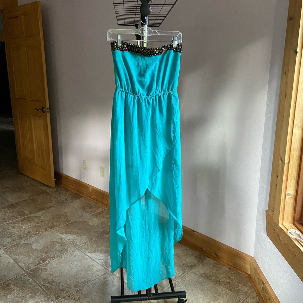 Vintage BEBE Turquoise Dress